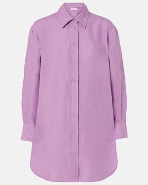 Eres Mignonette Linen Shirt - Purple