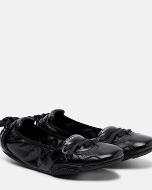 Acne Studios Leather Flats - Black