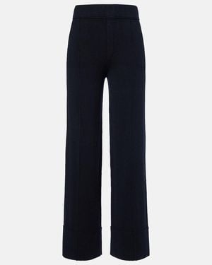 Jardin Des Orangers Hose Aus Wolle Und Kaschmir - Blau