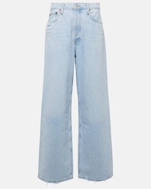 Agolde Low Slung Baggy Wide-Leg Jeans - Blue