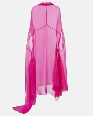 Dries Van Noten Silk Gown - Pink