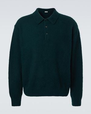 A.PRESSE Cashmere Polo Jumper - Green