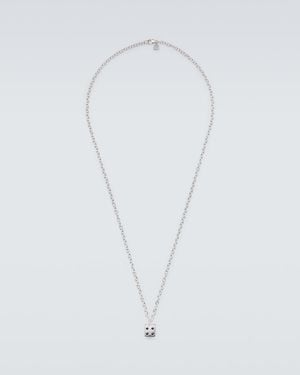 Sydney Evan 14Kt Charm Necklace With Diamonds - White