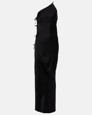 Rick Owens Taco One-Shoulder Minidress - Black