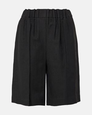 Brunello Cucinelli Twill Shorts - Black