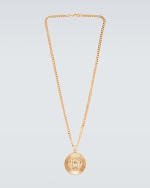 Versace Medusa Biggie Necklace - White