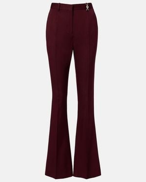 Versace Wool Flared Trousers