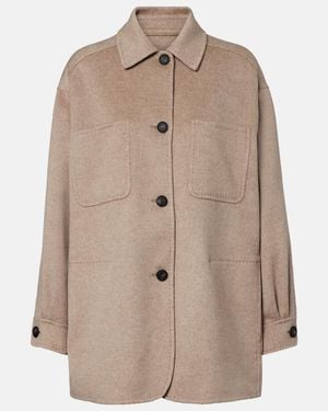 Max Mara Panno Cashmere Jacket - Natural