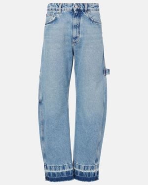 Stella McCartney Mid-Rise Wide-Leg Jeans - Blue