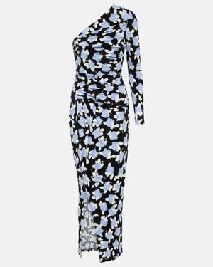 Diane von Furstenberg Kitana One-Shoulder Maxi Dress - Blue