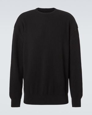 Rick Owens Pullover Jumbo Ls Aus Schurwolle - Schwarz