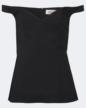 Rohe Off-Shoulder Top - Black