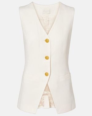 RIXO London Bridal Ingrida Vest - White