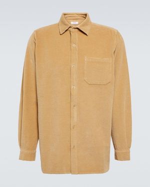 ERL Cotton Corduroy Shirt - Natural