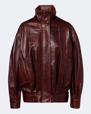 Arma Paula Leather Jacket - Red