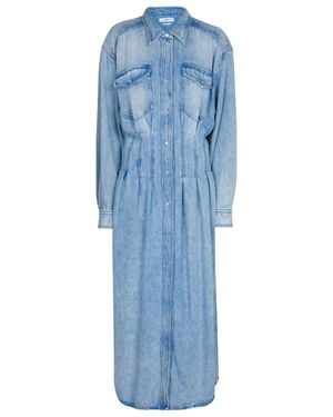 Isabel Marant Isabel Marant, Etoile Tomie Denim Maxi Dress - Blue