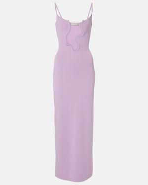 Christopher Esber Salacia Cutout Jersey Maxi Dress - Purple