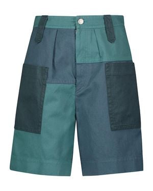 Isabel Marant Kalerna Cotton And Linen Shorts - Multicolour