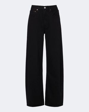 Agolde Low Curve Wide-Leg Jeans - Black