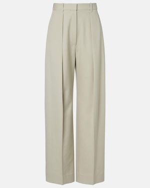 Victoria Beckham Weite High-Rise-Hose - Natur