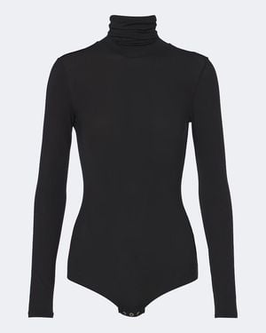 The Row Basile Jersey Bodysuit - Black