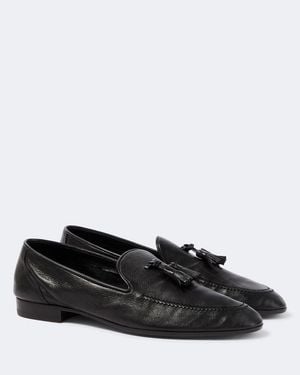 The Row Loafers Caden Aus Leder - Schwarz
