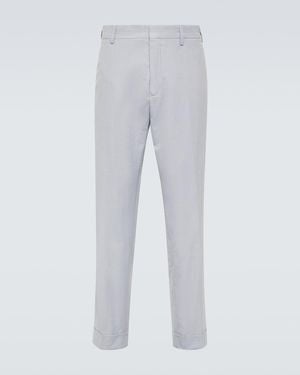 Dries Van Noten Philip Cotton Chinos - Grey