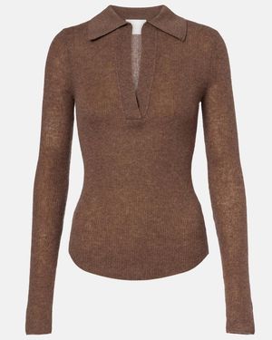Citizens of Humanity Simone Wool And Cashmere Polo Jumper - Brown