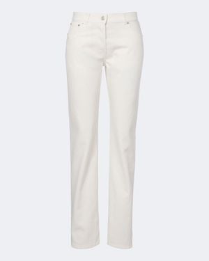 The Row Imma Straight Jeans - White