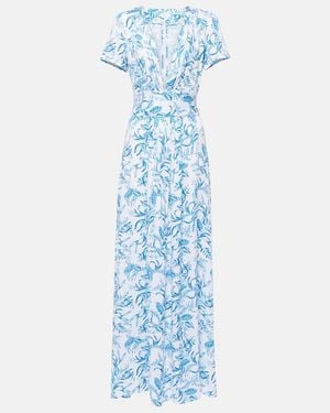Melissa Odabash Lou Printed Maxi Dress - Blue