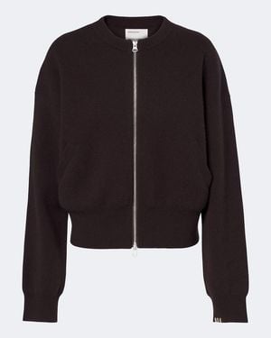 Extreme Cashmere Cardigan N°478 Xtra Fun Aus Kaschmir - Schwarz