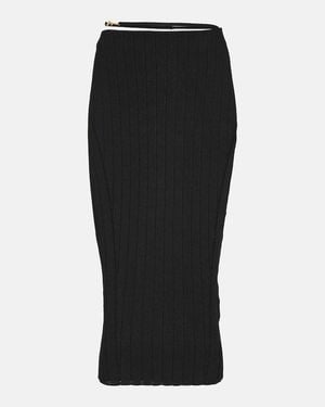 Jacquemus La Jupe Pralù' Skirt - Black
