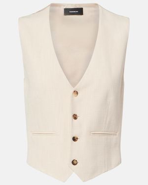 Wardrobe NYC Weste - Natur