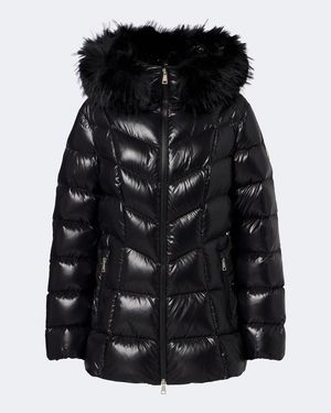 Moncler Fulmar Hooded Down Jacket - Black