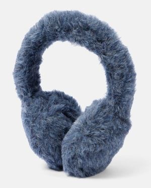 Max Mara Muffy Teddy Earmuffs - Blue