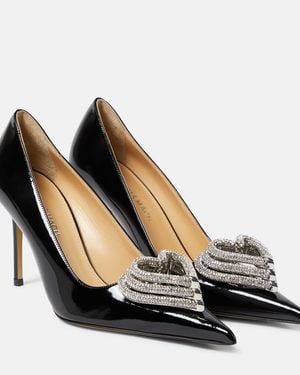 Mach & Mach Triple Heart Court Shoes - Multicolour