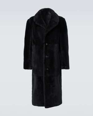 Loro Piana Mantel Emiliano Aus Shearling - Schwarz
