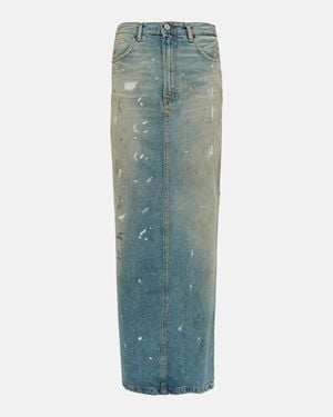 Acne Studios Denim Maxi Skirt - Blue