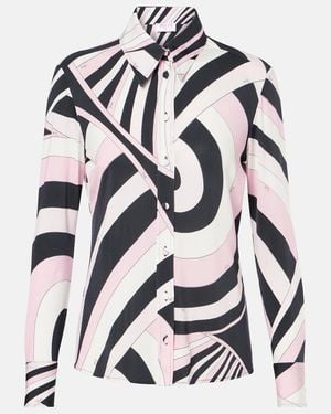 PUCCI Iride Jersey Satin Shirt - Multicolour