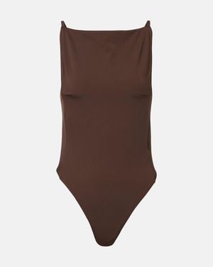 Jacquemus Badeanzug Sole - Braun