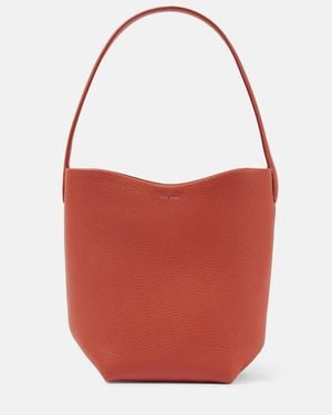 The Row N/S Park Small Leather Tote Bag - Red