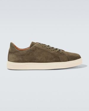 George Cleverley Jack Ii Suede Trainers - Brown
