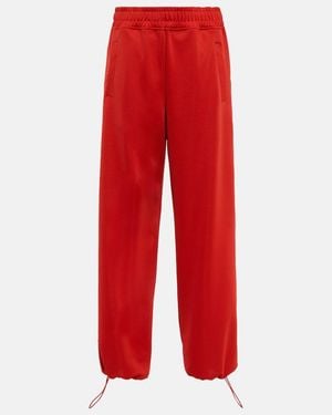 JW Anderson Run Hany Logo Joggers - Red