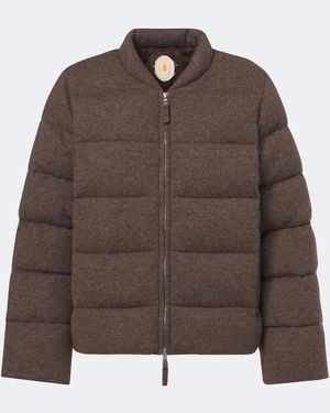 Jardin Des Orangers Cashmere Down Jacket - Brown
