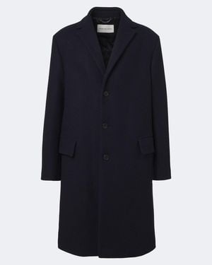 Dries Van Noten Wool-Blend Coat - Blue