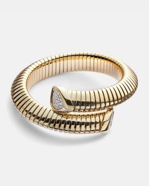 Marina B Armreif Trisola Aus 18Kt Gelbgold Mit Diamanten - Weiß