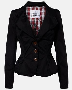 Vivienne Westwood Cotton-Blend Blazer - Black