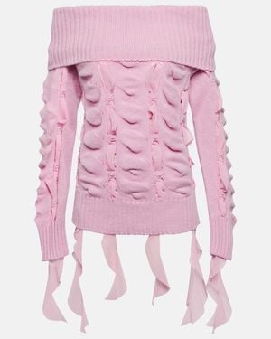 Blumarine Pullover Aus Wolle - Pink