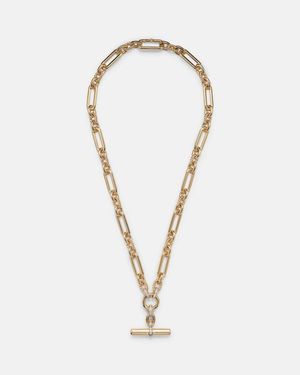 David Yurman Lexington 18Kt Chain Necklace With Diamonds - White
