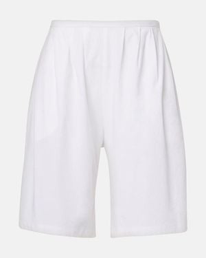 KHAITE Bermuda Poppy En Coton - Blanc